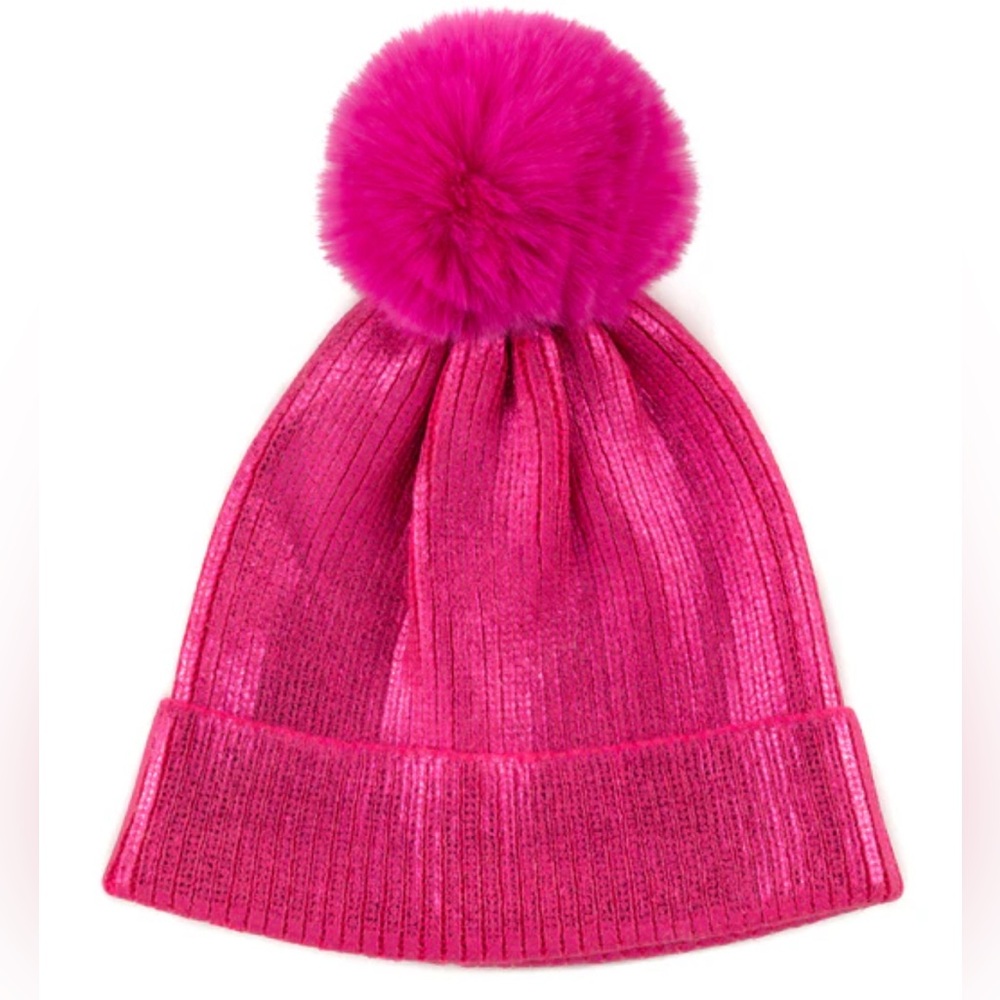 SHIRALEAH JAX BEANIE, MAGENTA NWT